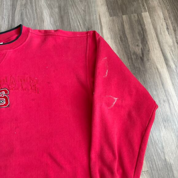 Vintage NC State University Wolfpack Sweatshirt Men's Size XL Carolina PAINTER - Picture 9 of 13